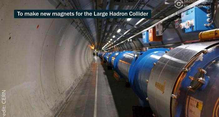 How technicians turn superconducting wire into cables for LHC magnets