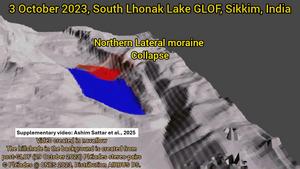 Northern Lateral moraine Collapse