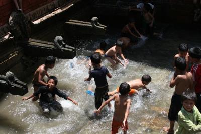 Water Spout in Kathmandu, Nepal (2 of 2)