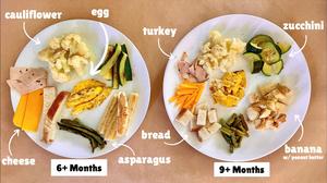 Baby-led weaning plates