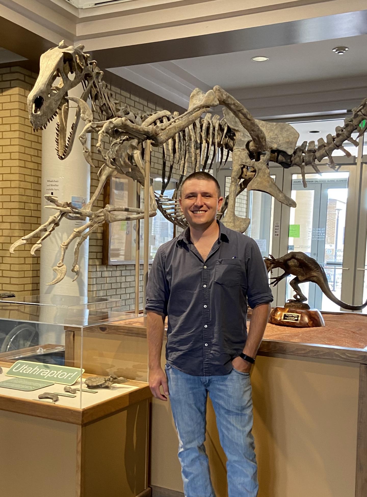 Utah State University Eastern paleontologist Joshua Lively