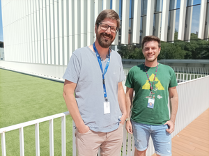 Oriol Jorba and Carles Tena, BSC researchers