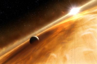 Artist's Conception of Fomalhaut and Planet