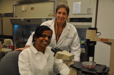 Karthikeyani Chellappa and Frances Sladek, University of California - Riverside
