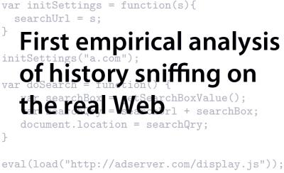 Web Surfing History Accessible Via JavaScript