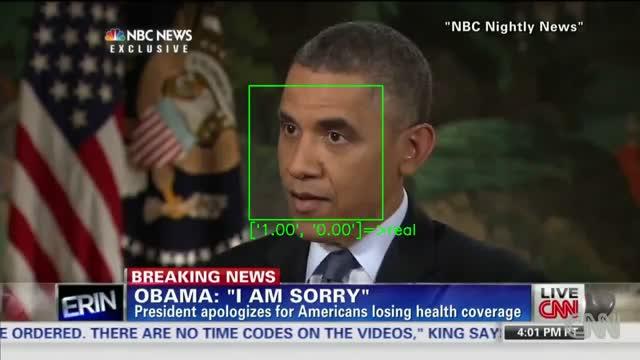 Example of successful deepfake video