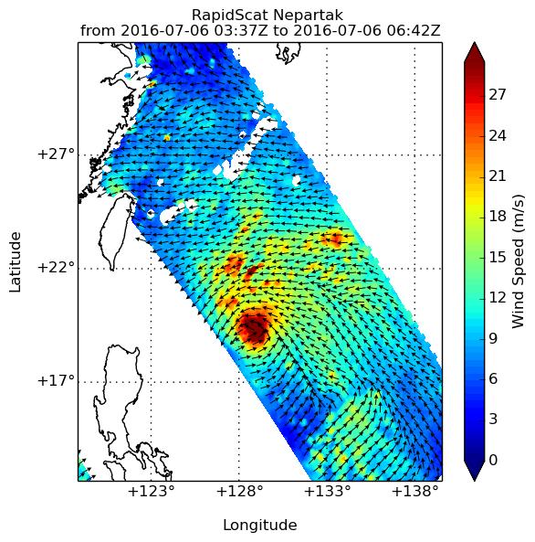 RapidScat Image of Nepartak
