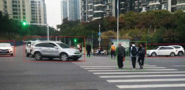 The proposed system can accurately tell the difference between vehicles, static objects, and pedestrians by combining laser radar technology with appropriate data processing.