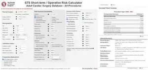 STS ACSD Operative Risk Calculator