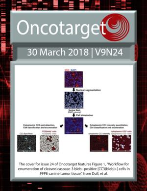 <em>Oncotarget</em> | V9N24 Featured Cover Paper