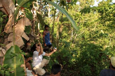 Raymundo in the Field in Negros
