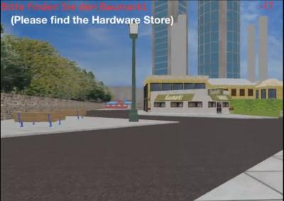 Still from Video Game Memory Experiment