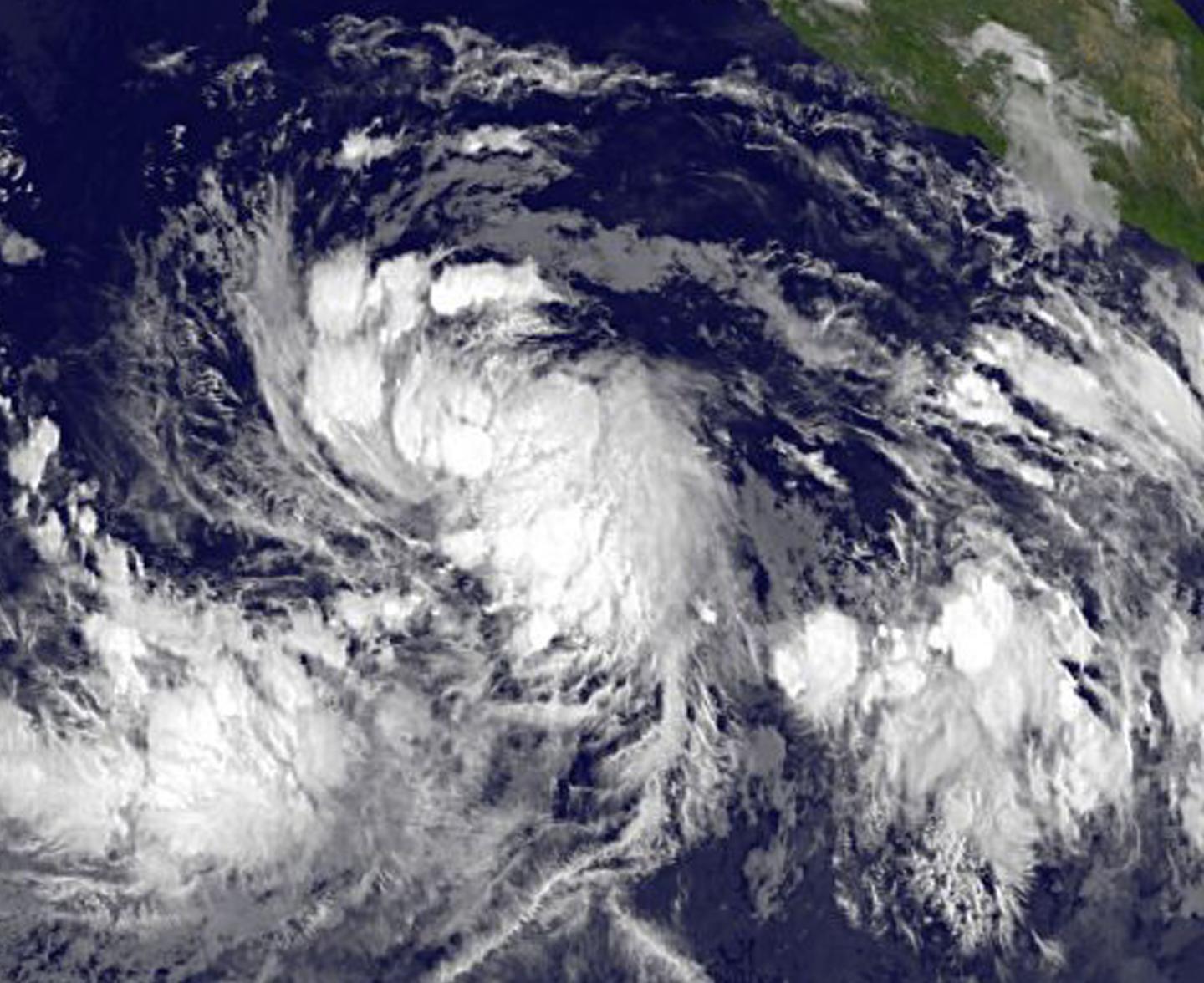 GOES-West image of Celia