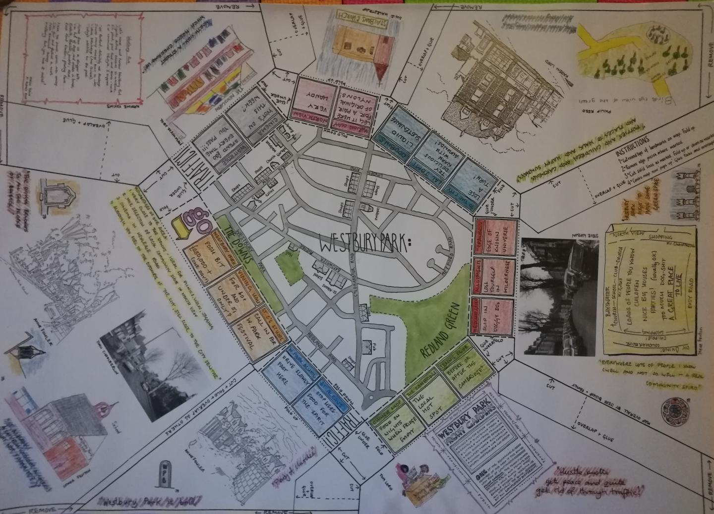 Westbury Park as Drawn in the Parish Maps Project