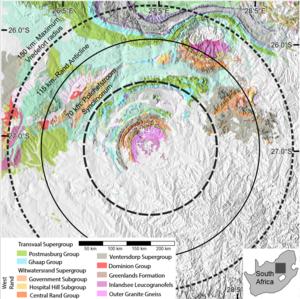 Geology of Vredefort impact structure