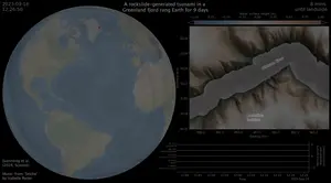 ground motion visualisation animation and simulation of tsunami and seiche