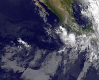 GOES-11 Image of Tropical Storm Frank