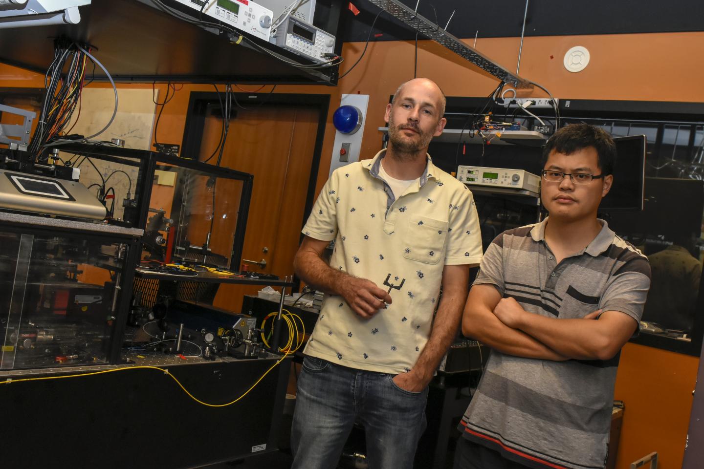 Dr. Jonathan Ward and Dr. Fuchuan Lei, Okinawa Institute of Science and Technology