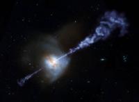 Active Black Hole Squashes Star Formation