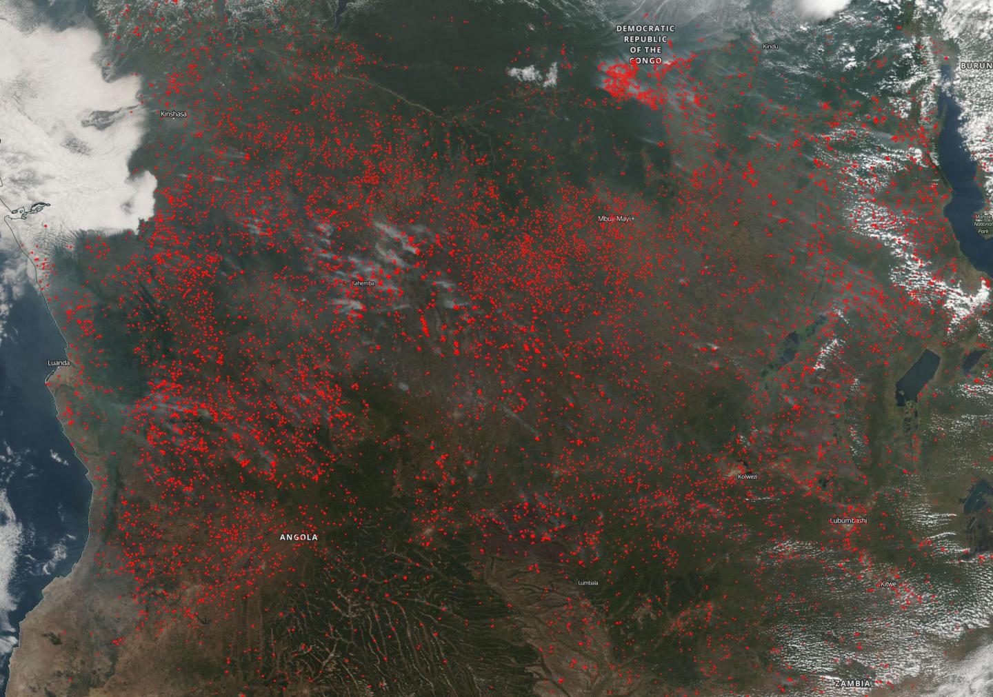 Agricultural Fires in Central Africa