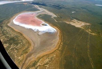 Salt Lake in Russia