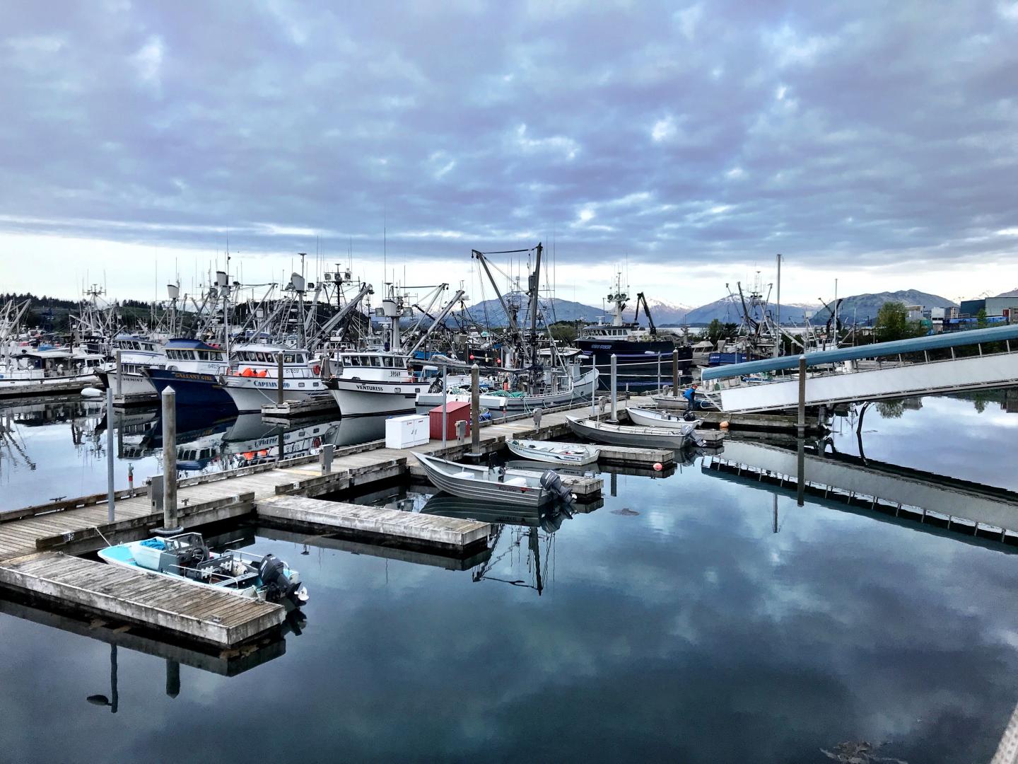 Fishing boats in Alaska