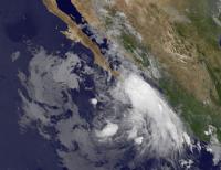 GOES-11 Satellite Image of Tropical Storm Dora