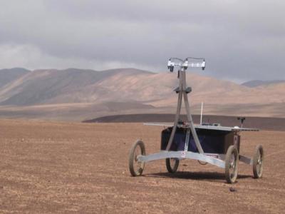 Zoe Rover in the Atacama Desert