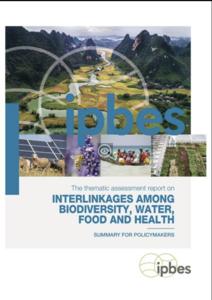 Cover of the IPBES "Nexus" Assessment Report