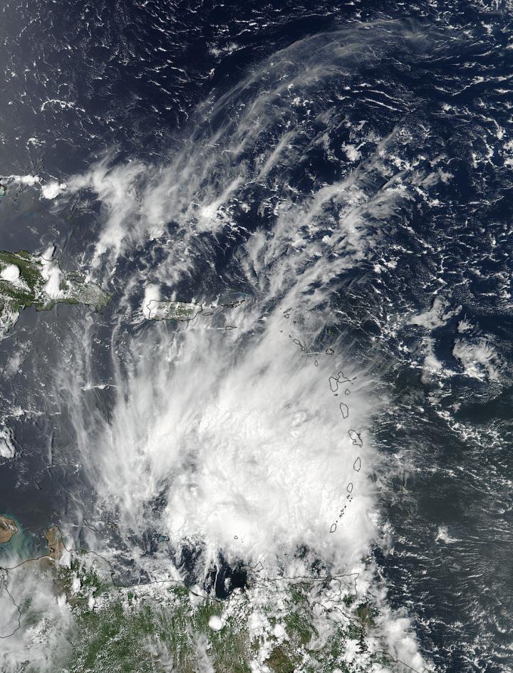 Suomi NPP Image of Bret