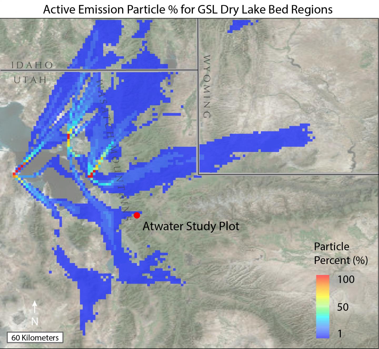 Great Salt Lake Dust Particles [IMAGE] EurekAlert! Science News Releases