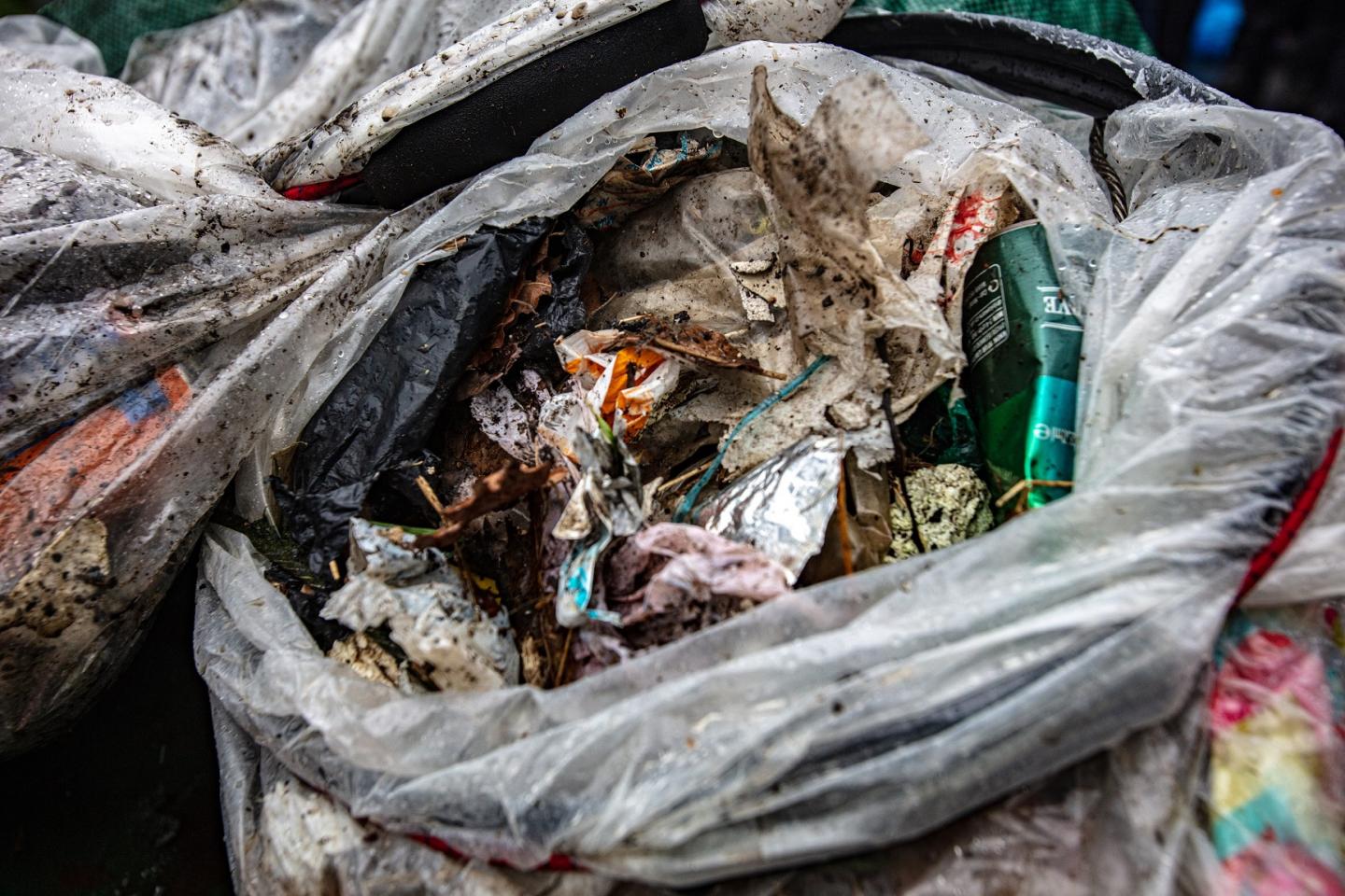Rubbish from a Beach Clean