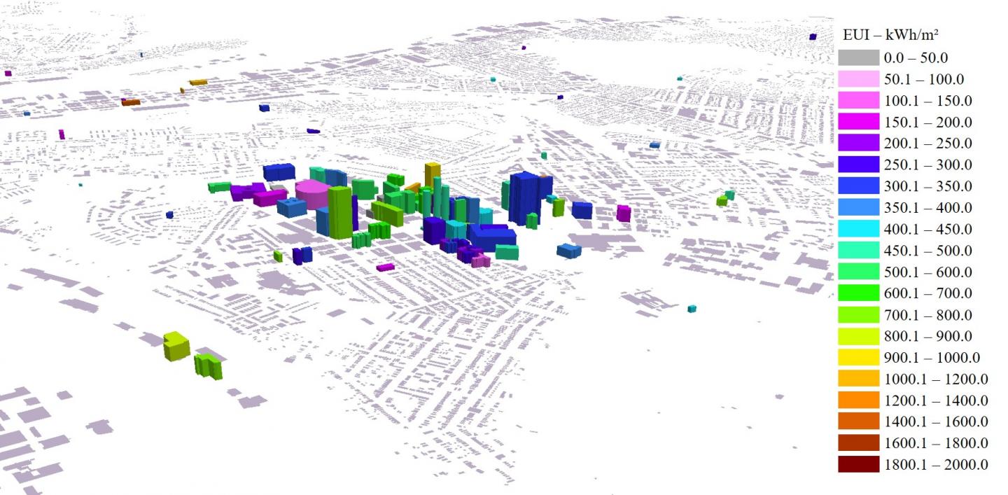 Building Energy Map of Pittsburgh