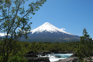 Villarica (also known as Rucapillán) volcano, located in southern Chile.   Credit: George Holmes, University of Leeds