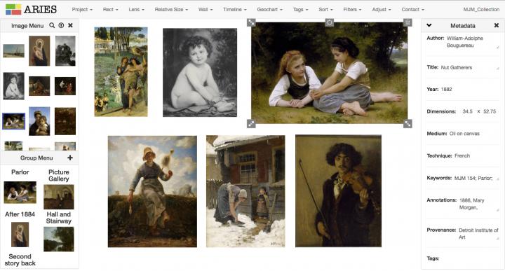 ARIES: A New Digital Tool for Art Historians and Curators