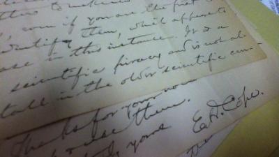 E.D. Cope Letters to Robert T. Hill