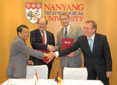 Fraunhofer-Gesellschaft Partners with NTU to Set up Its First Research Institute in Asia