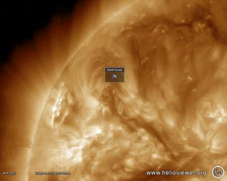 A Solar Tornado Observed by the NASA Satellite SDO