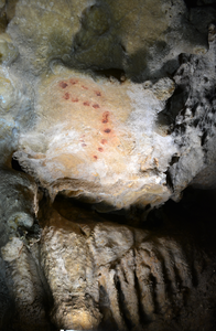Rock art, Cueva de Malalmuerzo, Spain