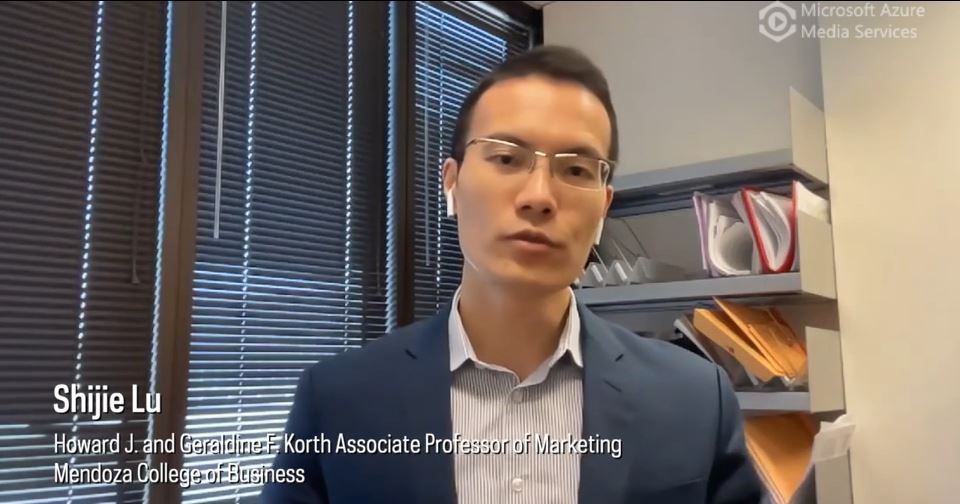 University of Notre Dame Professor Shijie Lu discusses research about movie reviews
