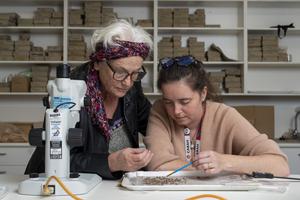 Professor Sue O’Connor (left) and Dr Shimona Kealy say the "major" migration to Timor Island was no accident. Photo: Jamie Kidston/ANU