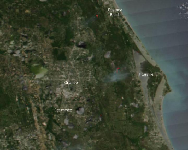 Fires in Port St. John Florida Now Under Control