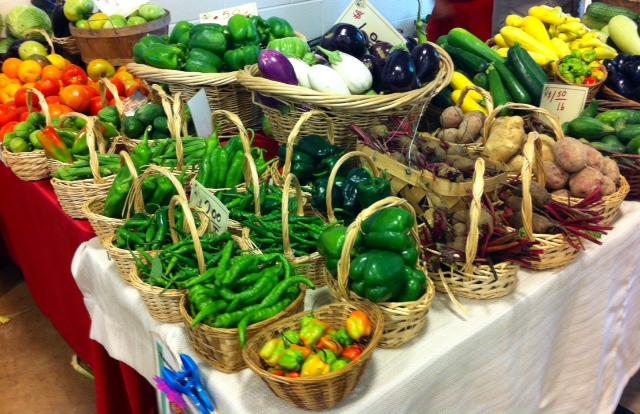 Produce on Display at Rutherford County, Tennessee, Farmers Market