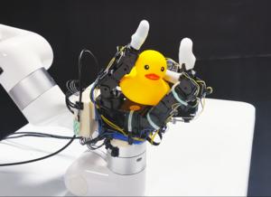 Robotic hand rotates objects using touch, not vision - image