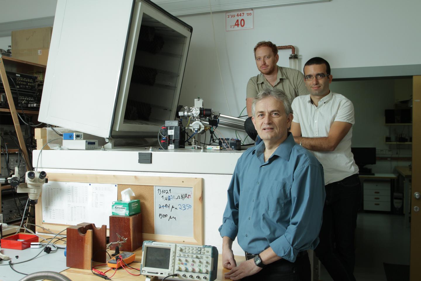 Professor Eli Zeldov, Dr. Yonathan Anahory, Dr. Lior Embon
