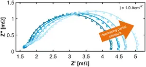 Effects of reduced hydrogen partial pressures in PEM fuel cells