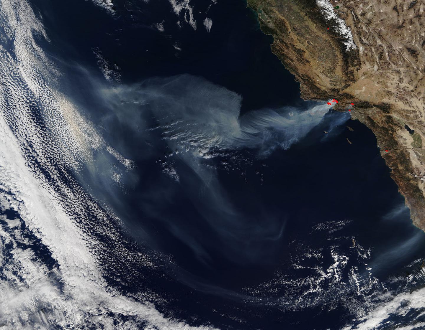 Fires in California Continue Amid Santa Ana Windstorm