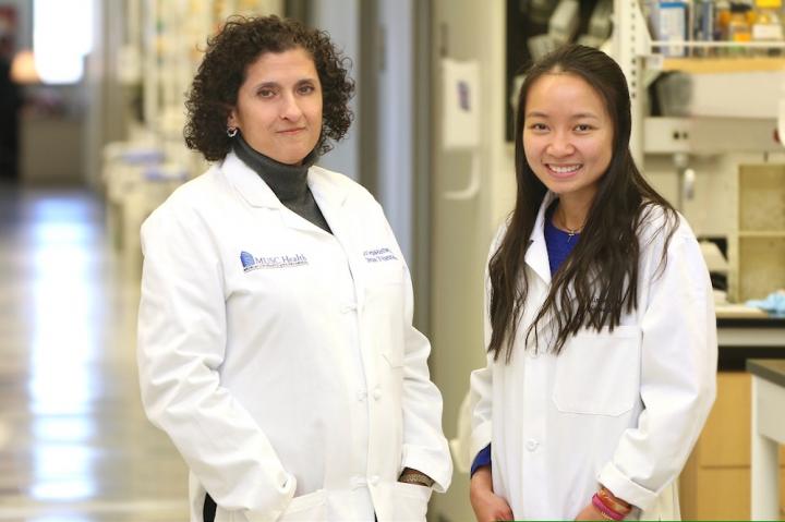 Dr. Carol Feghali-Bostwick and Xinh Xinh Nguyen of the Medical University of South Carolina