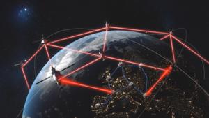 Satellites could replace expensive deep-​sea cables as the internet backbone.