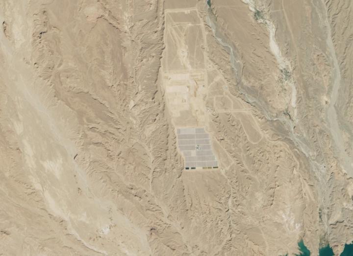 Solar Farm at the Door of the Sahara Desert